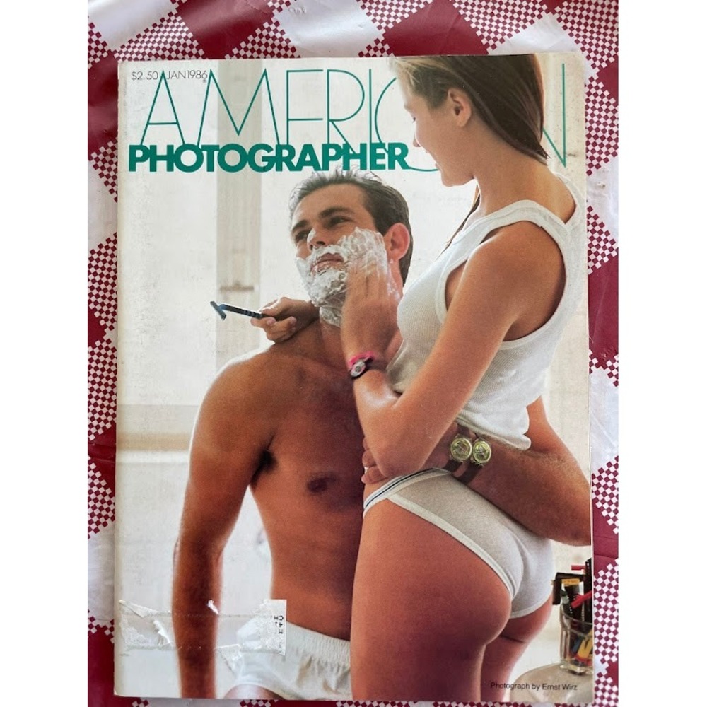 American Photographer Magazine January 1986 Ernst Wirz Swatch Shave Circuses